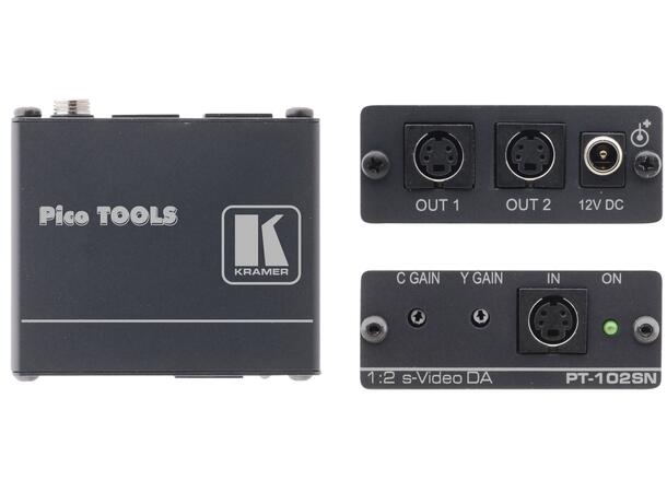 Kramer Splitter 1:2 S-Video EQ 150MHz YC Level Control 